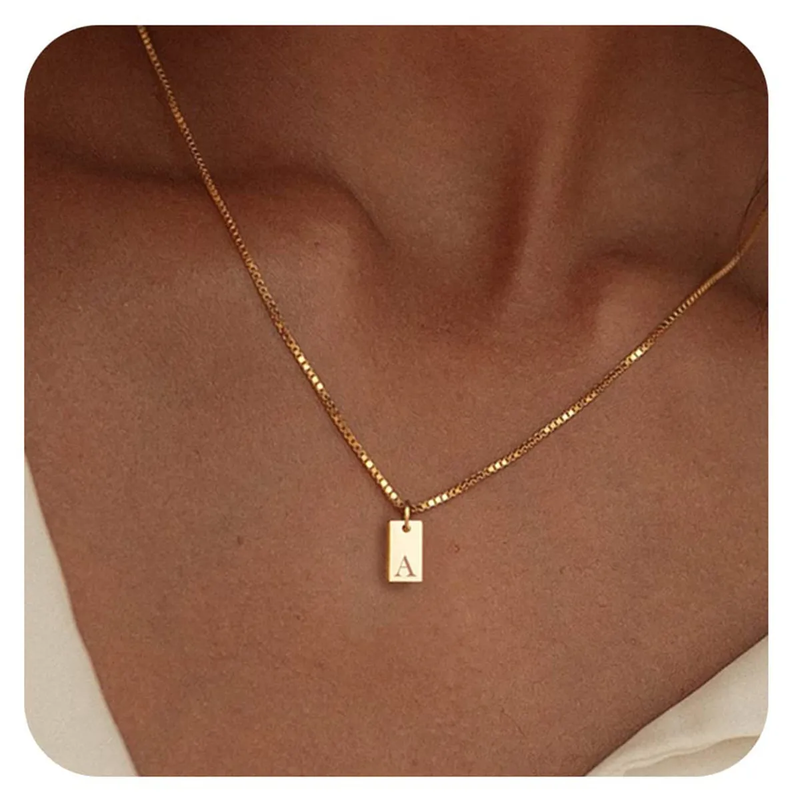 Dainty Tag Necklace